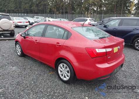 2013 Kia Rio Lx из США, поврежденный, VIN KNADM4A33D6155373